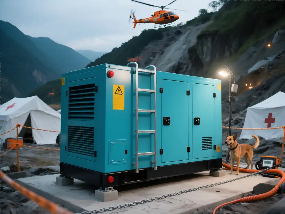 How to choose a diesel generator for temporary disaster relief?